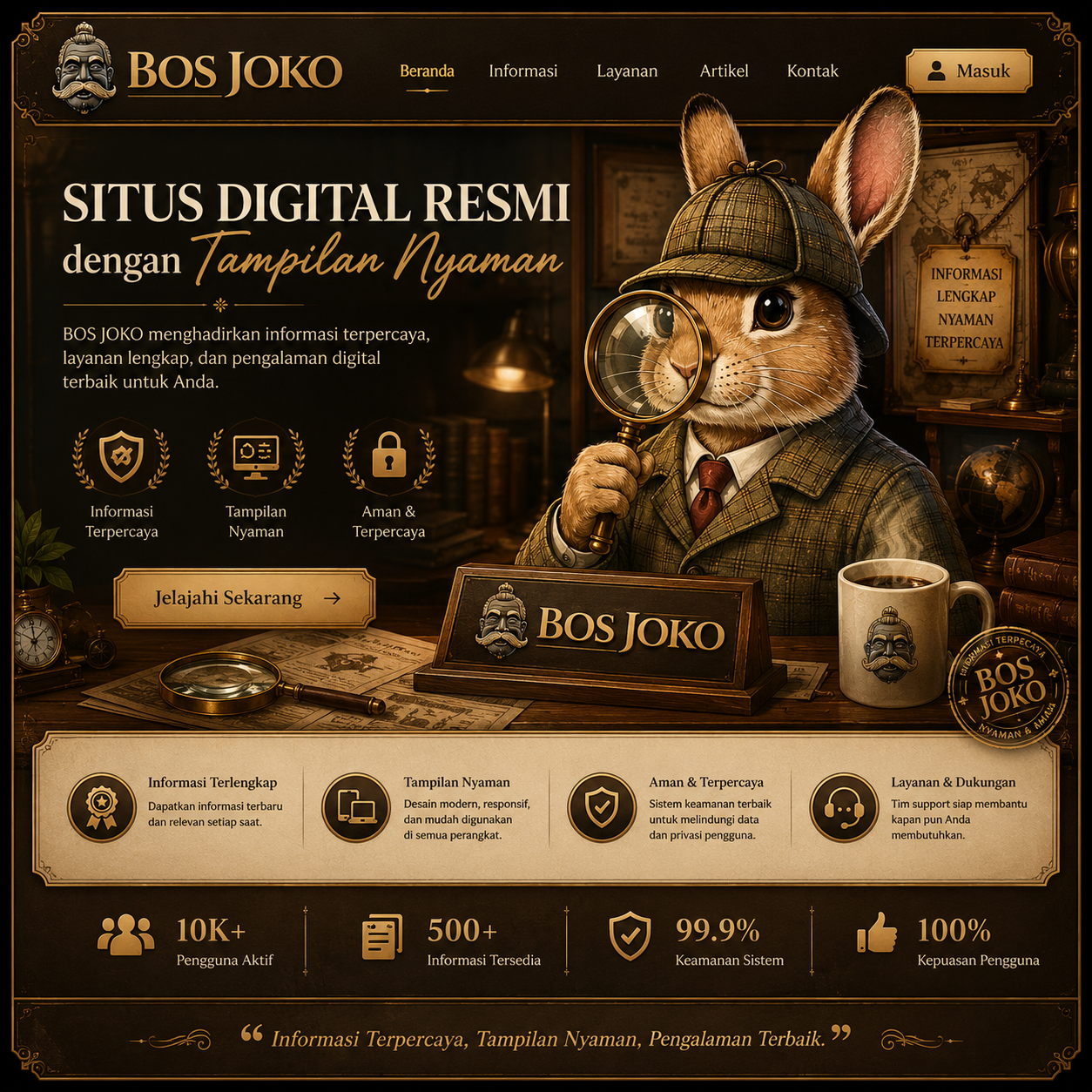 BOSJOKO - Situs Digital Resmi dengan Tampilan Nyaman